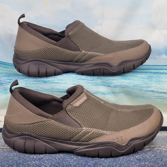 Crocs Swiftwater Mesh Slip On Loafers Mens 10 - Picture 2 of 10